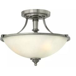 Elstead Lighting Truman stropní světlo 3x60 W nikl HK-TRUMAN-SF