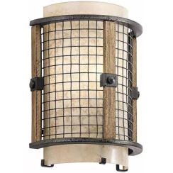 Elstead Lighting Ahrendale nástěnné svítidlo 1x40 W hnědá KL-AHRENDALE1