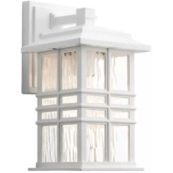 Elstead Lighting Beacon Square venkovní nástěnné svítidlo 1x60 W bílá KL-BEACON-SQUARE-S-WHT