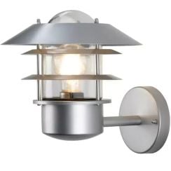 Elstead Lighting Helsingor venkovní nástěnné svítidlo 1x60 W stříbrná HELSINGOR