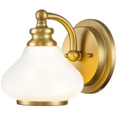 Elstead Lighting Ainsley nástěnné svítidlo 1x3 W mosaz HK-AINSLEY1-BATH-BB