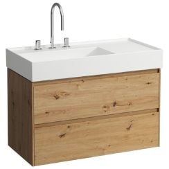 Laufen Lani skříňka 88x45x51.5 cm pod umyvadlo závěsná dub H4039521122671