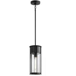 Elstead Lighting Camillo venkovní závěsná lampa 1x60 W černá KL-CAMILLO-P-TBK