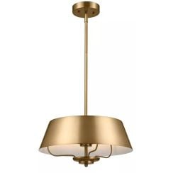Elstead Lighting Luella stropní světlo 3x40 W mosaz KL-LUELLA-3P-BNB