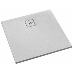 Schedline Protos White Stone čtvercová sprchová vanička 90x90 cm bílá 3SP.P2K-9090/B/ST-M1/B/ST