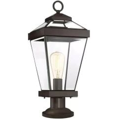 Elstead Lighting Ravine venkovní stojací lampa 1x60 W hnědá QZ-RAVINE3-M