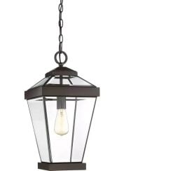 Elstead Lighting Ravine závěsné svítidlo 1x60 W hnědá QZ-RAVINE8-L