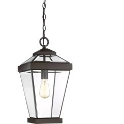 Elstead Lighting Ravine závěsné svítidlo 1x60 W hnědá QZ-RAVINE8-M