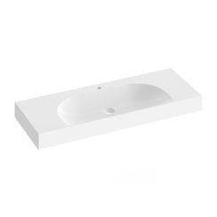 Ravak Lite umyvadlo 120x45 cm obdélníkový klasický-zápustný bílá lesk XJX01212000