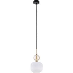 TK Lighting Sophia Cognac White závěsné svítidlo 1x10 W bílá-zlatá 11589