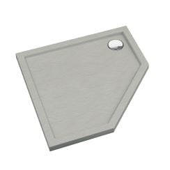 Schedline Sharper Cement Stone obdélníková sprchová vanička 80x80 cm cement 3S.S1PK-8080/CT/ST