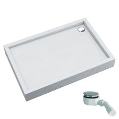 Schedline Favory Plus White Stone obdélníková sprchová vanička 120x80 cm bílá 3ST.F1P-80120/B/ST
