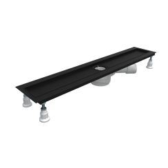 Schedline Regular Flow odtokový žlábek 110 cm černá SOLBSN-110080C
