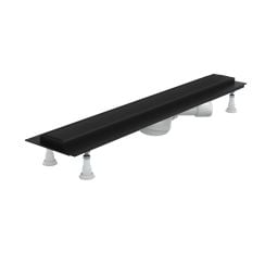 Schedline Regular Line Black odtokový žlábek 100 cm černá SOLSLC-100080