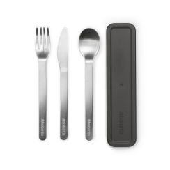 Brabantia Make & Take sada příborů 18.5x4.5x2.1 cm šedá-ocel 206641