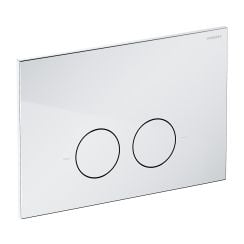 Omnires Minimal splachovací tlačítko pro WC lesklý chrom MPS1CR