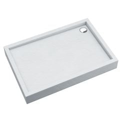 Schedpol Medium White Stone obdélníková sprchová vanička 120x90 cm bílá 3.4747/B/ST