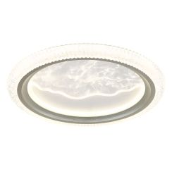 Globo Lighting Odessa stropní světlo 1x28 W průhledná-šedá 48494-28