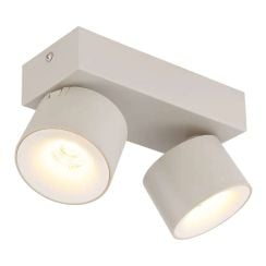 Globo Lighting Rae nástěnné svítidlo 2x6 W písková 56961-2S