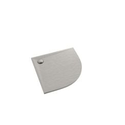 Schedpol Etrusco Cement Stone půlkruhová sprchová vanička 80x80 cm cement 3.463/CT/ST
