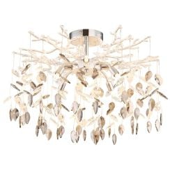 Globo Lighting Danna stropní světlo x8 W chrom-kouřová 64133-8D