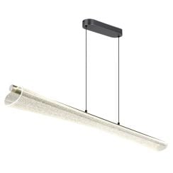 Globo Lighting Malinda závěsné svítidlo 1x36 W průhledná-antracitová 68256H