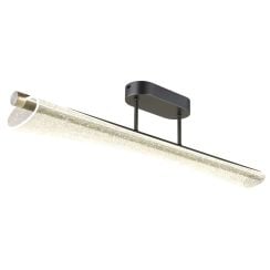 Globo Lighting Malinda stropní světlo 1x28 W průhledná-antracitová 68256D