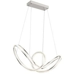 Globo Lighting Evangeline chytrá závěsná lampa 1x45 W chrom 67440H