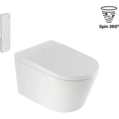 Excellent Montana bidetové wc závěsné Bez oplachového kruhu s vírovým splachováním bílá CEEX.5024.595.D3.WH