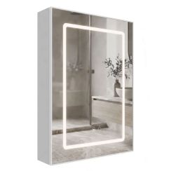 Rea Zenit skříňka 50x13x70 cm se zrcadlem REA-M0410