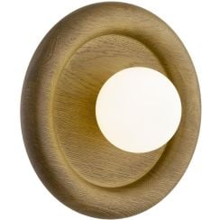 Argon Rondo nástěnné svítidlo 1x6 W bílá-dřevo 8971