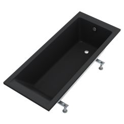 Schedline Maio Black Mat obdélníková vana 150x75 cm černá 3WSTM2P15075CMG