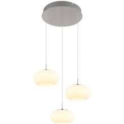 Globo Lighting Quintara závěsné svítidlo 3x18 W nikl 15744-3HN