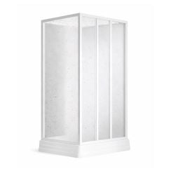 Ravak Supernova sprchový kout s vaničkou 80x80 cm čtvercový bílá lesk/polystyrenový materiál 8364411211