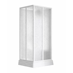 Ravak Supernova sprchový kout s vaničkou 90x90 cm čtvercový bílá lesk/polystyrenový materiál 8267711211