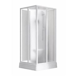 Ravak Supernova sprchový kout s vaničkou 80x80 cm čtvercový bílá lesk/ 82644112ZG
