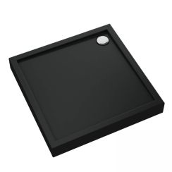 Schedline Cameron Black Mat čtvercová sprchová vanička 80x80 cm černá 3ST.C1K-8080/C/MG