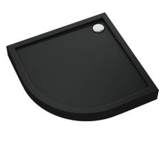Schedline Cameron Black Mat půlkruhová sprchová vanička 90x90 cm černá 3ST.C1O-9090/C/MG