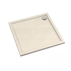 Schedline Sharper Cashmere Stone čtvercová sprchová vanička 90x90 cm béžová 3S.S1K-9090/PK/ST