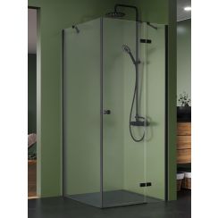 New Trendy Kalibra Black sprchový kout 80x80 cm čtvercový černá matný/průhledné sklo K-5062