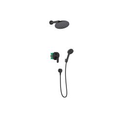 Hansgrohe Vernis Blend sprchová sada pod omítku s dešťovou sprchou černá 88002339