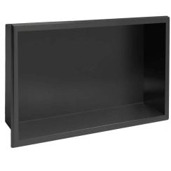 Rea zápustná polička 45 cm černá REA-05604