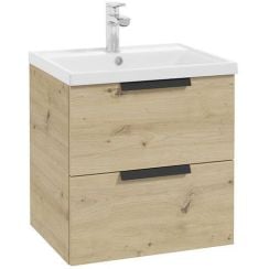 Defra Faro skříňka 54x30x50 cm pod umyvadlo závěsná dub 001-D-05031