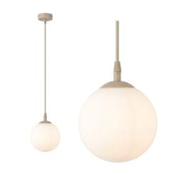 Emibig Cosmo závěsné svítidlo 1x15 W bílá-béžová 1790/1