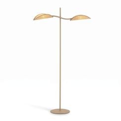 Emibig Lotus stolní lampa 2x10 W béžová 1792/LP2
