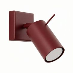 Sollux Lighting Ring nástěnné svítidlo 1x10 W vínová SL.2159