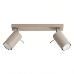 Sollux Lighting Ring stropní světlo 2x10 W šedá SL.2154