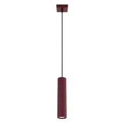 Sollux Lighting Karbon závěsné svítidlo 1x10 W vínová SL.1918
