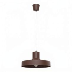 Sollux Lighting Bilo závěsné svítidlo 1x15 W černá-hnědá SL.2058