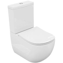 LaVita Ergoseat 3.0 kompaktní wc s deskou s pomalým sklápěním s vírovým splachováním bílá 5900378343509